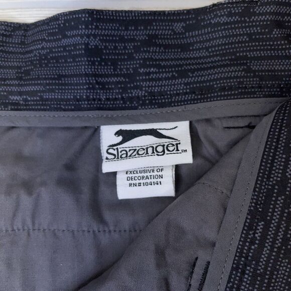 Slazenger Golf Pants Men's 32x30 Active Wear Casual Black/Gray Modern Quick Dry - Picture 8 of 10